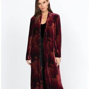 Johnny Was Belle Velvet Kimono Coat